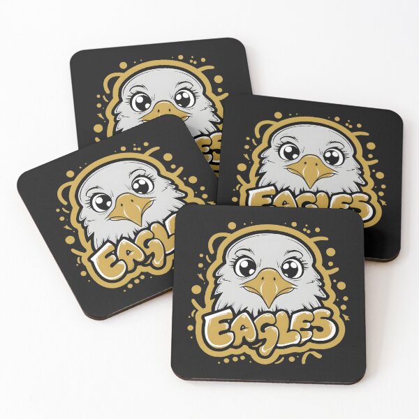Item preview, A cartoon of an Eagle with large expressive eyes designed and sold by MRFEZOO2030.