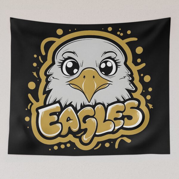 Item preview, A cartoon of an Eagle with large expressive eyes designed and sold by MRFEZOO2030.