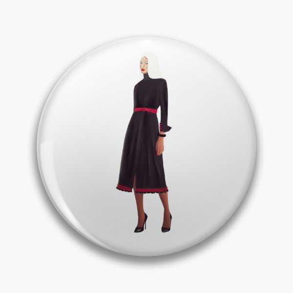 Item preview, Black and red dress designed and sold by Marianmiranda.