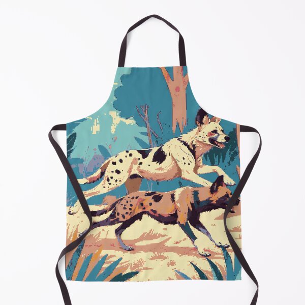 Item preview, Pixel African Wild Dogs Vigor designed and sold by NaturePixel.