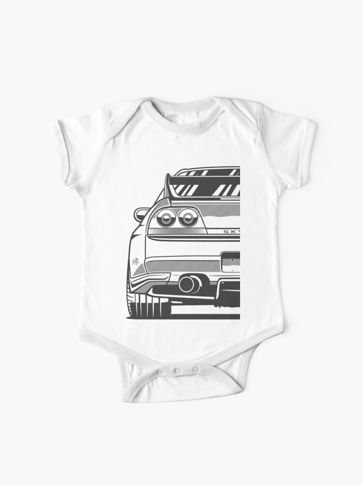 Thumbnail 1 of 2, Baby One-Piece, Skyline GTR R33 Fragment designed and sold by OlegMarkaryan.