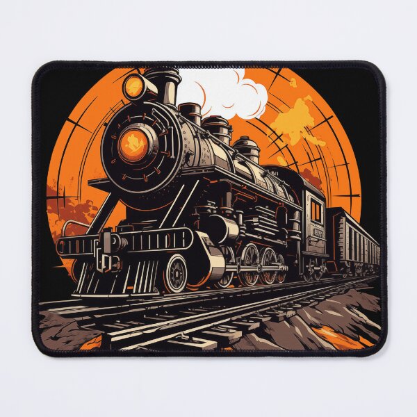 Item preview, Vintage Steam Train Illustration designed and sold by AIStudioProject.