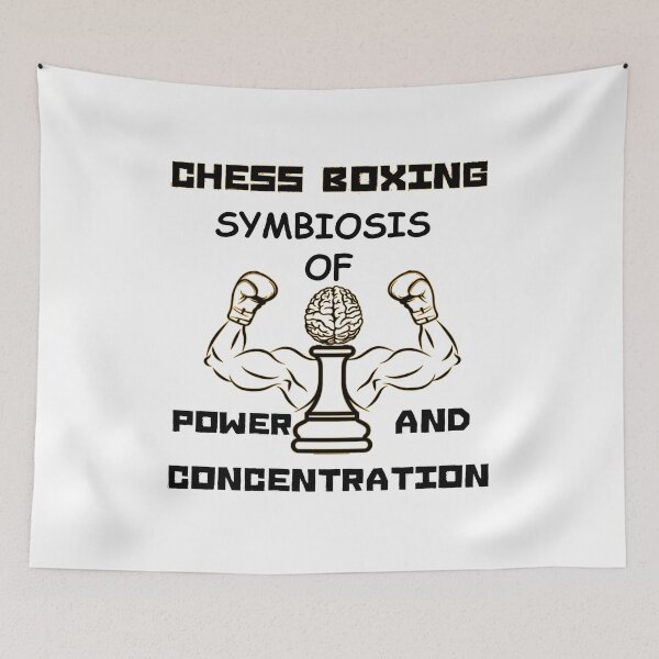 Item preview, Chess Boxing or ChessBoxing Symbiosis of Power and Concentration designed and sold by TuyaArts.