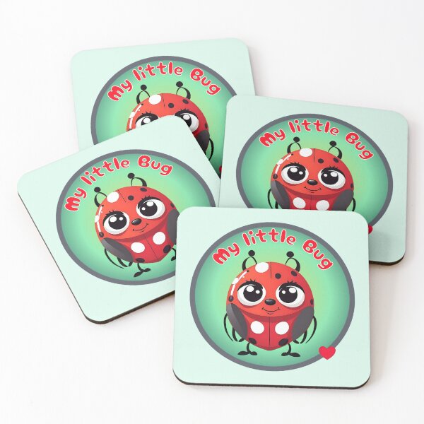 Item preview, My Little Bug - Cute Ladybug Cartoon Design for Kids designed and sold by SportyAndArtful.