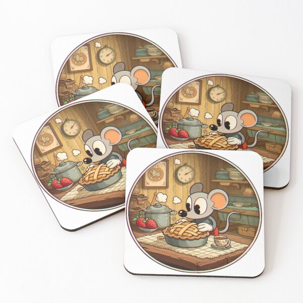 Item preview, Retro Mouse Baking A Pie designed and sold by RubisLeaf.