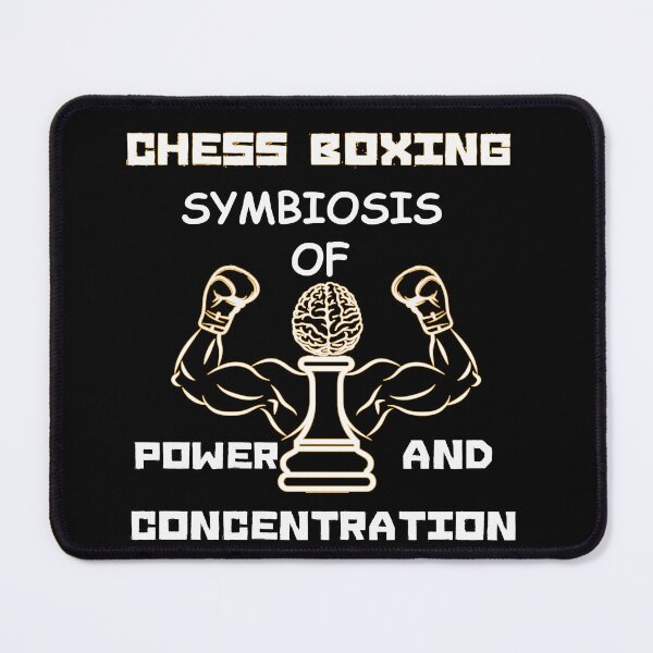 Item preview, ChessBoxing or Chess Boxing Symbiosis of Power and Concentration designed and sold by TuyaArts.