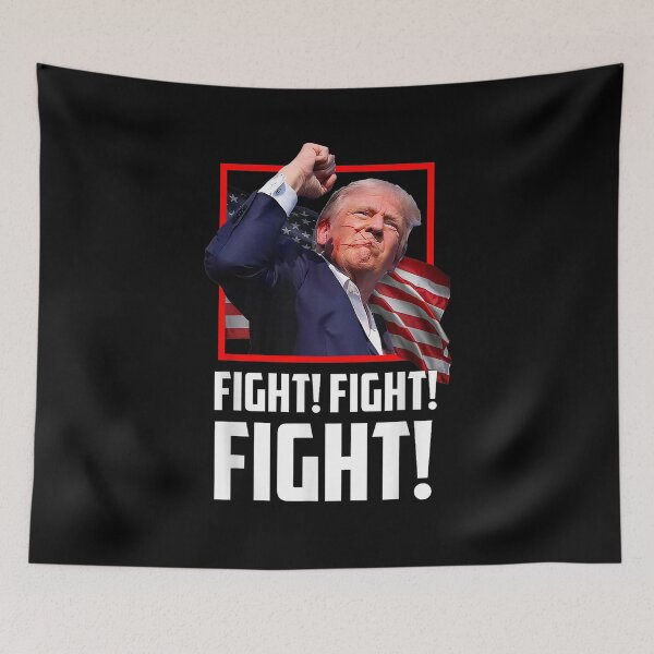 Item preview, Donald Trump Fight Fighting Fighters Supporters Americans designed and sold by VerdePlantTees.