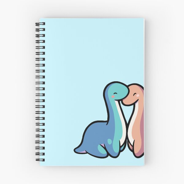Item preview, hugadino cute longneck dinosaur couple, dino in love, relationship, romantic designed and sold by hugadino.