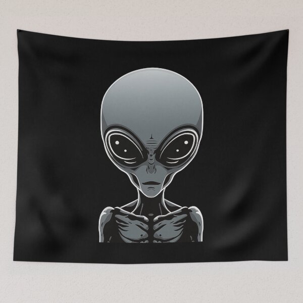 Item preview, Grey Alien Illustration designed and sold by AIStudioProject.