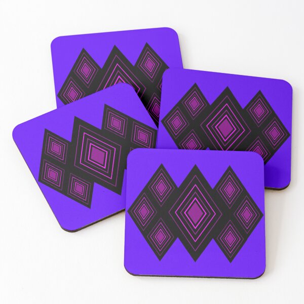 Item preview, Diamond pattern 7 black purple pink designed and sold by HoppRock.