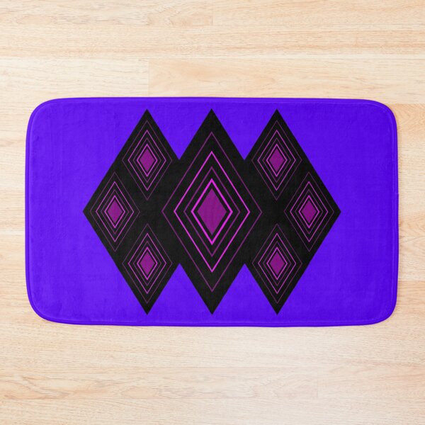 Item preview, Diamond pattern 7 black purple pink designed and sold by HoppRock.