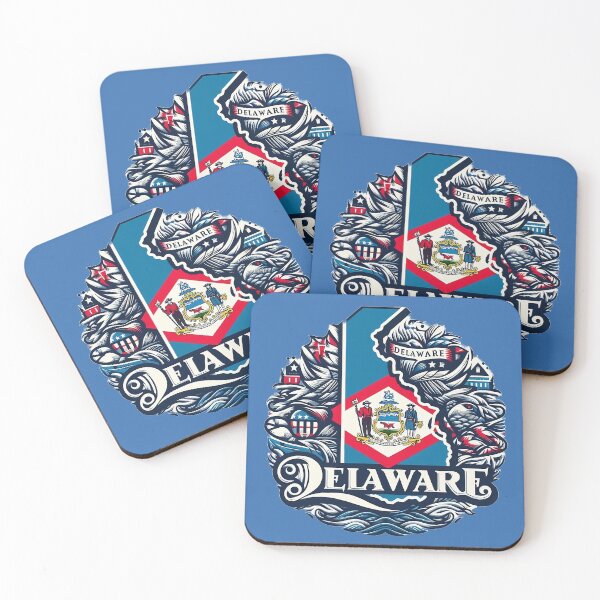 Item preview, Celebrate Delaware's Heritage: Stylish State Emblem Designfor Enthusiasts designed and sold by 7Four1.