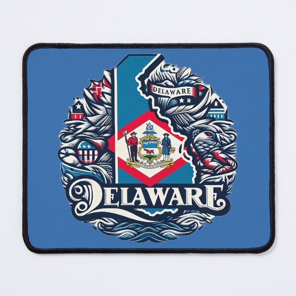 Item preview, Celebrate Delaware's Heritage: Stylish State Emblem Designfor Enthusiasts designed and sold by 7Four1 Designs.