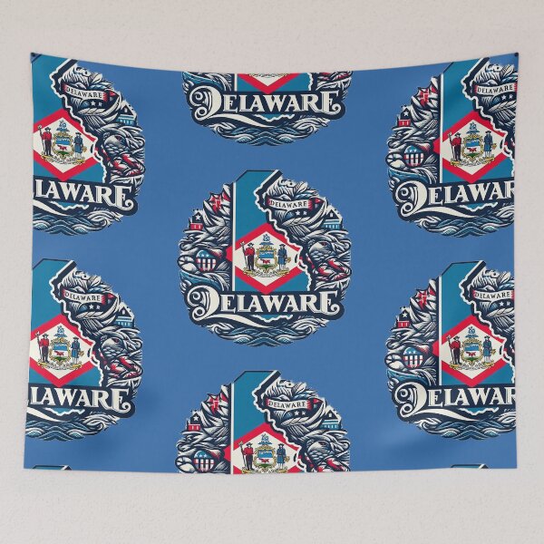 Item preview, Celebrate Delaware's Heritage: Stylish State Emblem Designfor Enthusiasts designed and sold by 7Four1.