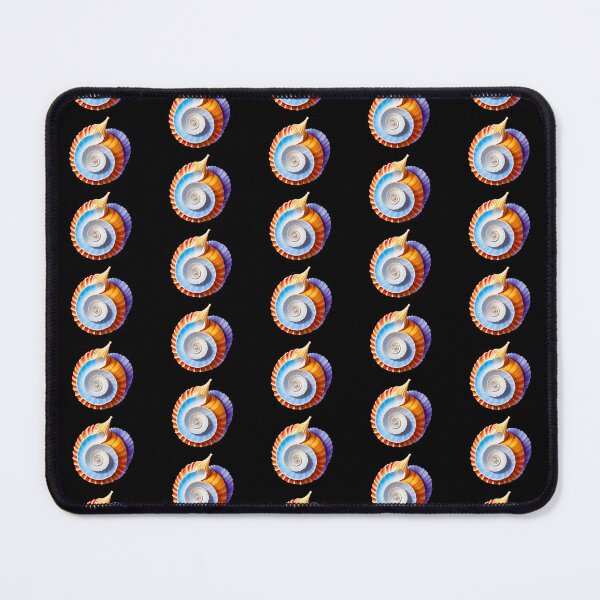 Item preview, Vibrant Multicolor Whelk Shell Illustration designed and sold by artwaves.