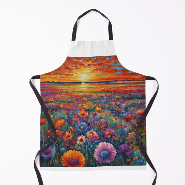 Item preview, Watercolor Sunset Meadow designed and sold by FitEnvy.