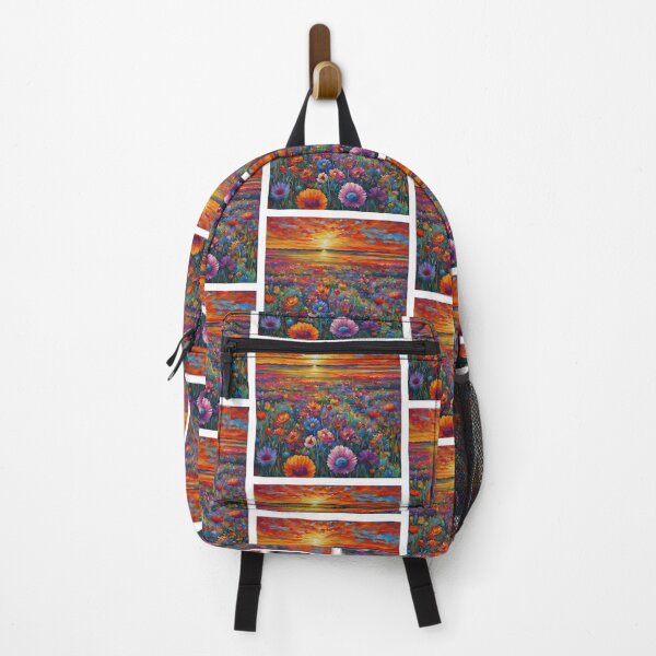 Item preview, Watercolor Sunset Meadow designed and sold by FitEnvy.