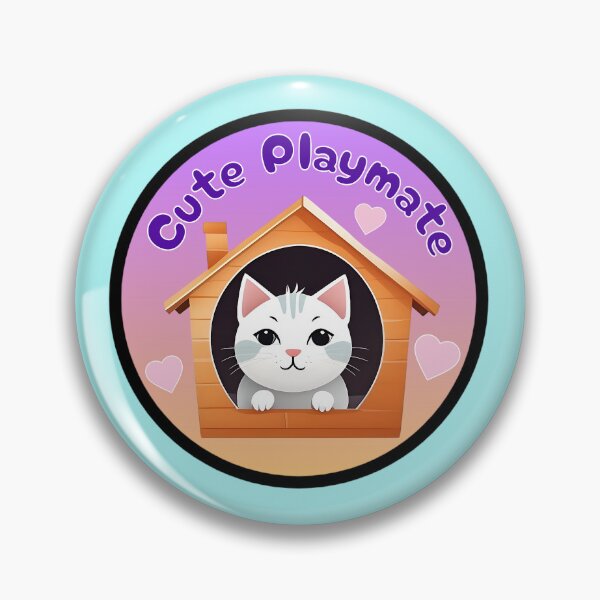 Item preview, Cute Playmate - Adorable Cartoon Cat Design for Kids designed and sold by SportyAndArtful.