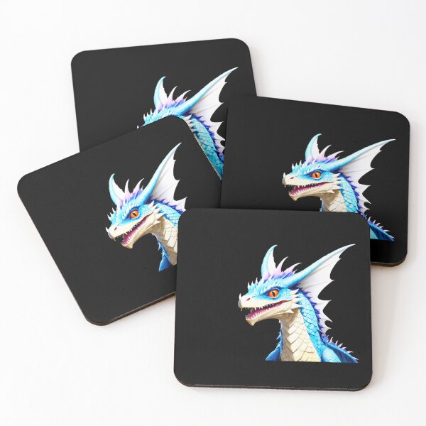 Item preview, Blue Wyvern with Fierce Expression designed and sold by artwaves.