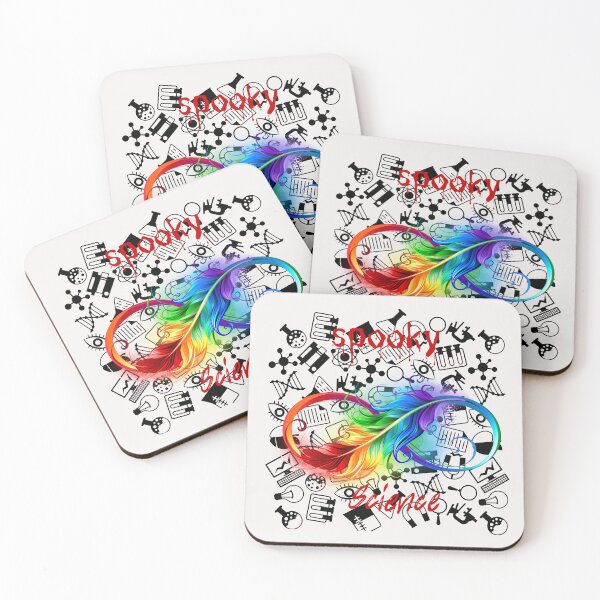 Item preview, Science and math design with the phrase "Spooky science" designed and sold by StyleFused.