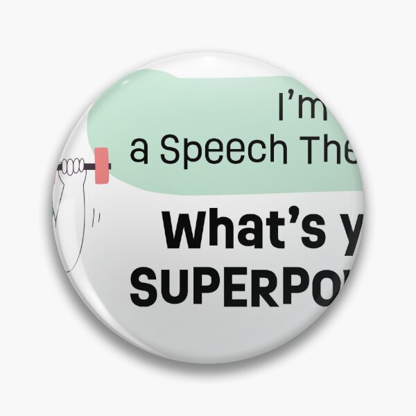 Item preview, Soy un terapeuta del habla Superpower camiseta designed and sold by SmartPatterns.