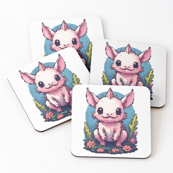 Item preview, Pixel Axolotl Wonder designed and sold by NaturePixel.