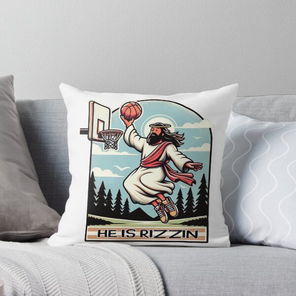 Artikelvorschau, Er ist Rizzin, Jesus Dunking Ball entworfen und verkauft von DoniGr.