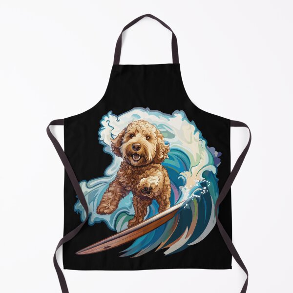 Item preview, Surfing Goldendoodle designed and sold by VelvetRoom.