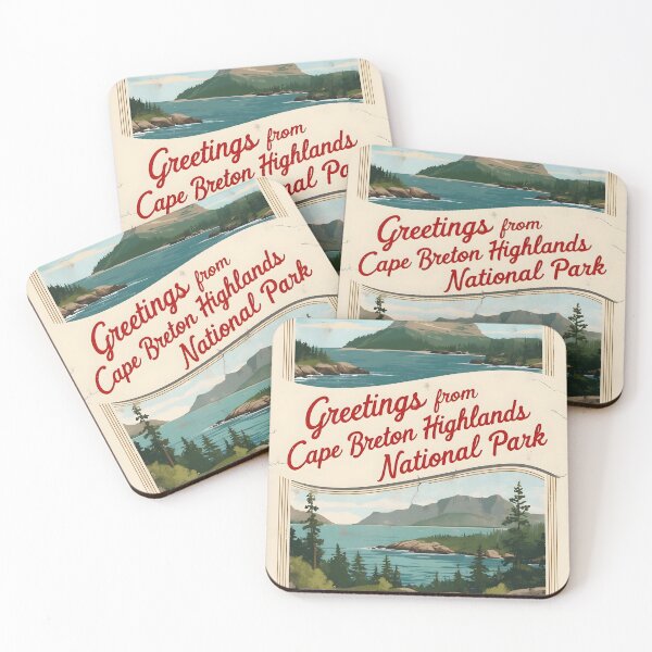 Item preview, Cape Breton Highlands National Park Canada Postcard Vintage Travel Retro designed and sold by TravelPostcardGems.