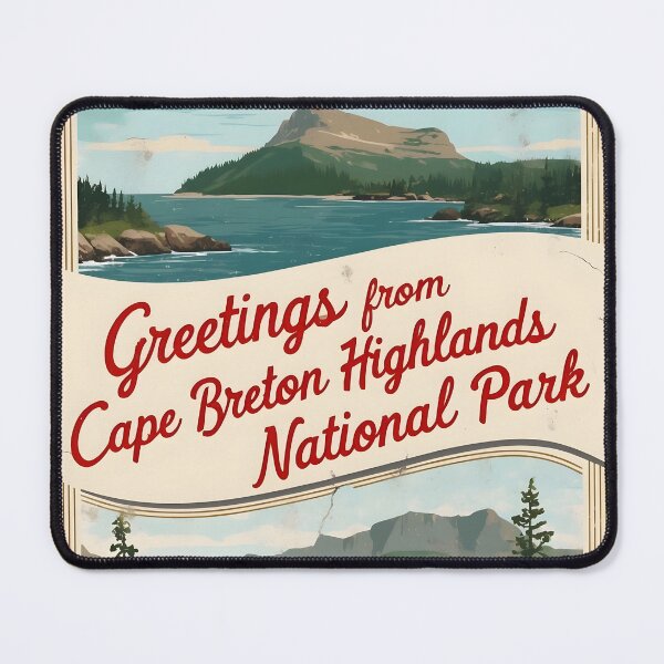 Item preview, Cape Breton Highlands National Park Canada Postcard Vintage Travel Retro designed and sold by TravelPostcardGems.
