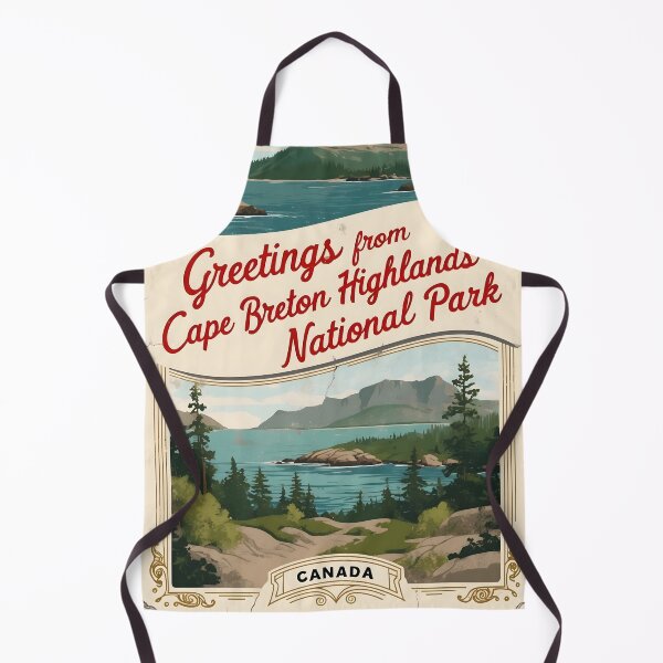 Item preview, Cape Breton Highlands National Park Canada Postcard Vintage Travel Retro designed and sold by TravelPostcardGems.