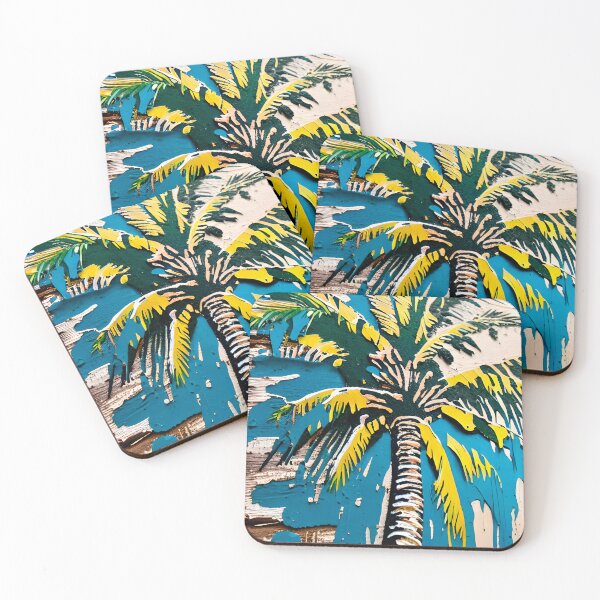 Item preview, Palm Tree on Wood  designed and sold by MatrixTattoo.