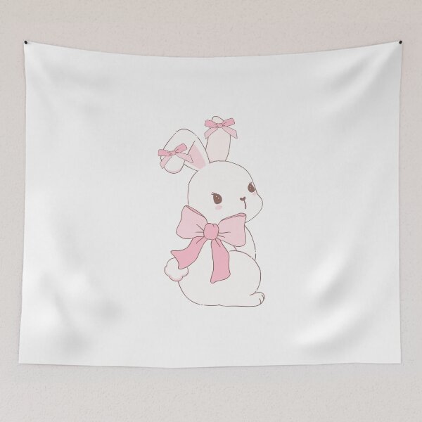 Item preview, Copy of cute rabbit design with pink bow designed and sold by StyleFused.