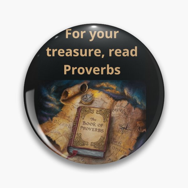 Item preview, For your treasure, read Proverbs designed and sold by PrintaProverb.