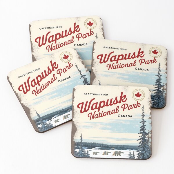 Item preview, Wapusk National Park Canada Postcard Vintage Travel Retro designed and sold by TravelPostcardGems.