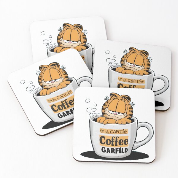 Item preview, Captain Coffee Garfield - Whimsical Cat Mug Design designed and sold by DRESSED-UP-CUBS.