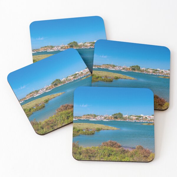 Item preview, Alvor Portugal View From Lagoon Across River Algarve town  designed and sold by acceleratorhams.