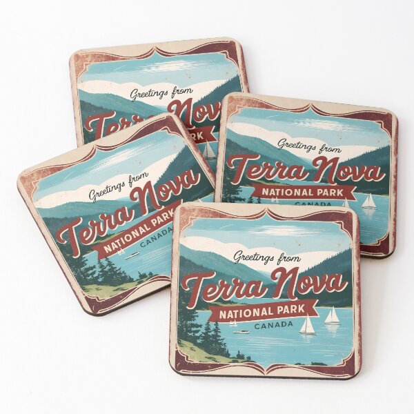 Item preview, Terra Nova National Park Canada Postcard Vintage Travel Retro designed and sold by TravelPostcardGems.