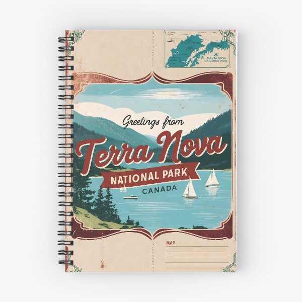 Item preview, Terra Nova National Park Canada Postcard Vintage Travel Retro designed and sold by TravelPostcardGems.