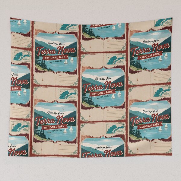 Item preview, Terra Nova National Park Canada Postcard Vintage Travel Retro designed and sold by TravelPostcardGems.
