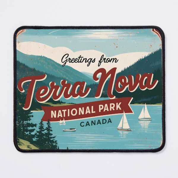 Item preview, Terra Nova National Park Canada Postcard Vintage Travel Retro designed and sold by TravelPostcardGems.