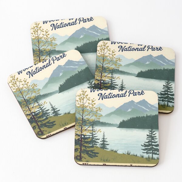 Item preview, Wood Buffalo Lakes National Park Canada Postcard Vintage Travel Retro designed and sold by TravelPostcardGems.