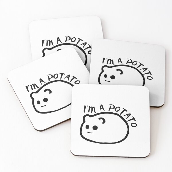 Item preview,  Black and white I'm a potato  designed and sold by ZMaria.