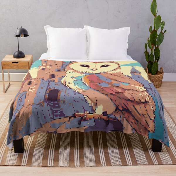 Item preview, Pixel Barn Owl designed and sold by NaturePixel.