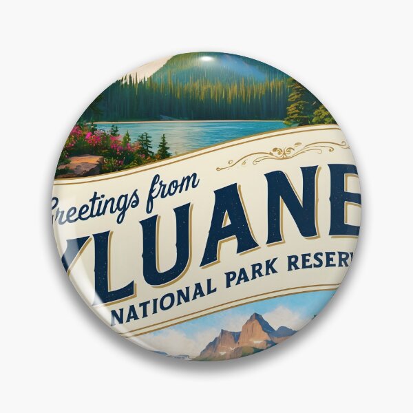 Item preview, Kluane National Park Canada Postcard Vintage Travel Retro designed and sold by TravelPostcardGems.