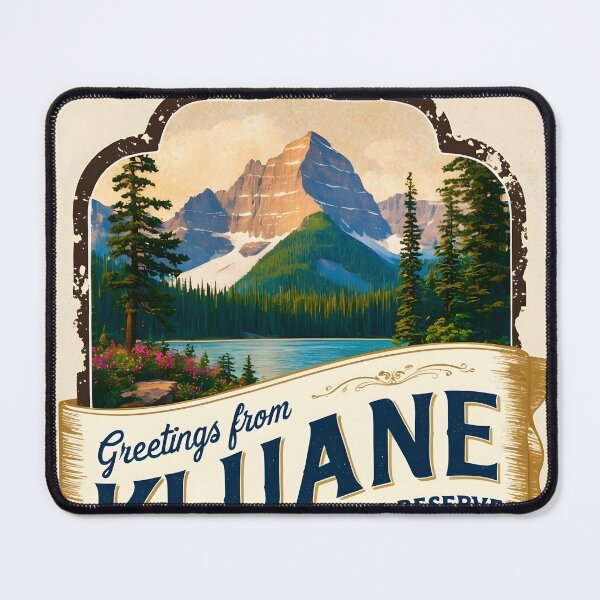 Item preview, Kluane National Park Canada Postcard Vintage Travel Retro designed and sold by TravelPostcardGems.
