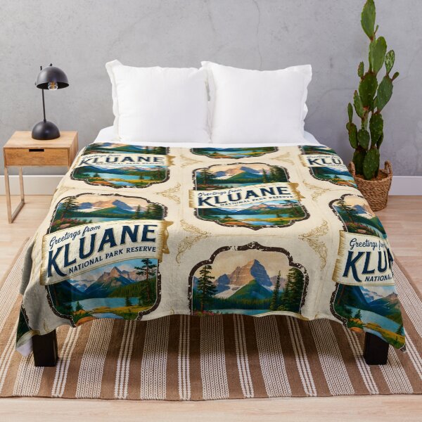 Item preview, Kluane National Park Canada Postcard Vintage Travel Retro designed and sold by TravelPostcardGems.