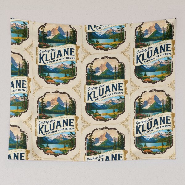 Item preview, Kluane National Park Canada Postcard Vintage Travel Retro designed and sold by TravelPostcardGems.
