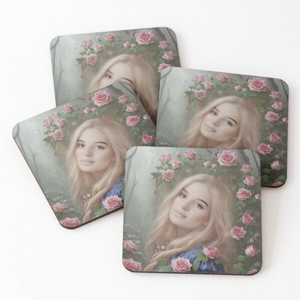Item preview, Girl in rose garden designed and sold by Jennifer Morcom.
