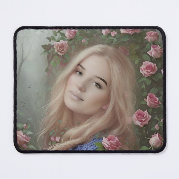 Item preview, Girl in rose garden designed and sold by Jennifer Morcom.